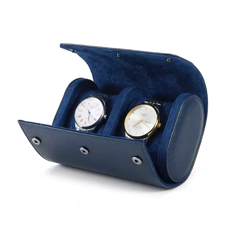 Leather Watch Roll - 2 Watches
