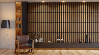 VW60 Acoustic Slat Panels - White Oak