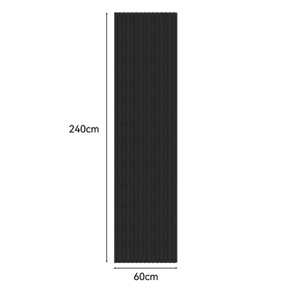 VW Acoustic Slat Panels - Black Oak