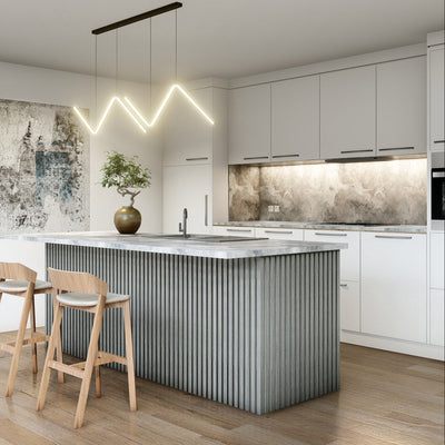 VW Acoustic Slat Panels - Grey Oak