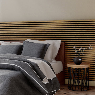 VW Acoustic Slat Panels - White Oak
