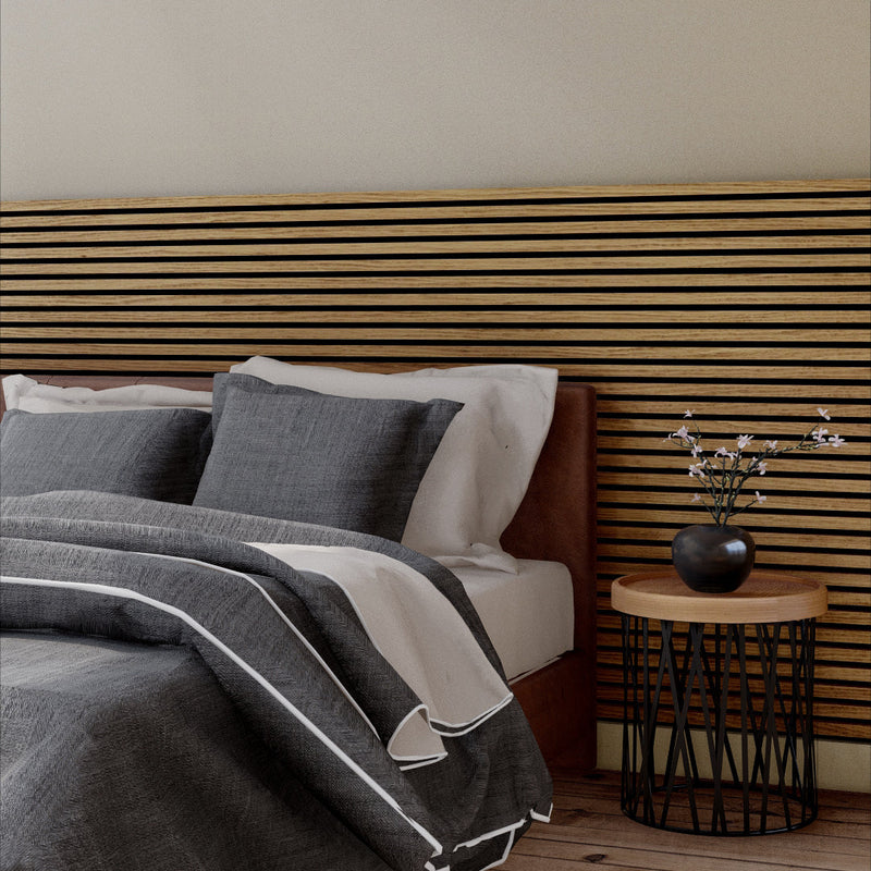 VW Acoustic Slat Panels - White Oak