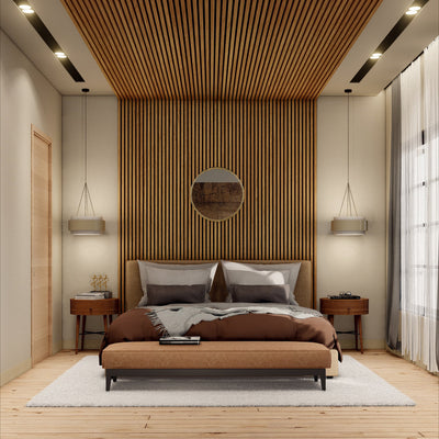 VW Acoustic Slat Panels - White Oak