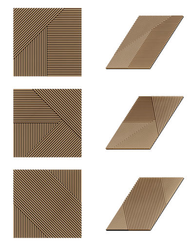 VW Solid Wood Puzzle Panel