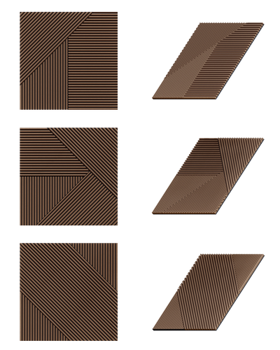 VW Solid Wood Puzzle Panel