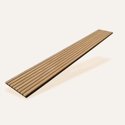 Buckhead XL Walnut Acoustic Wall Panel — 106 × 12.6 in