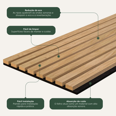Buckhead XL Walnut Acoustic Wall Panel — 106 × 12.6 in