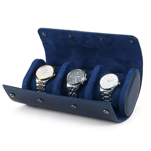 Leather Watch Roll - 3 Watches