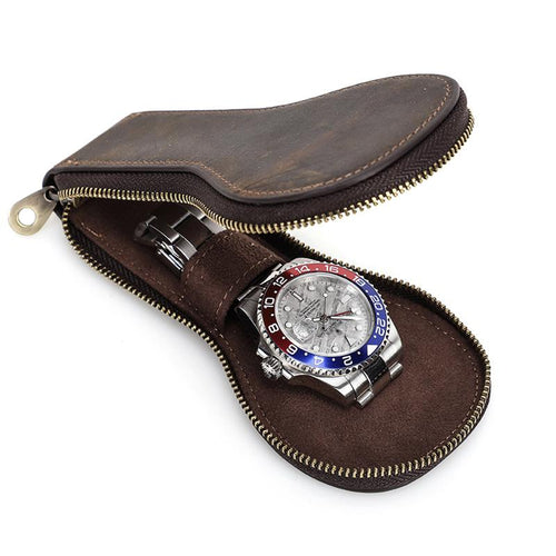 Bravano Voyager Leather Watch Case