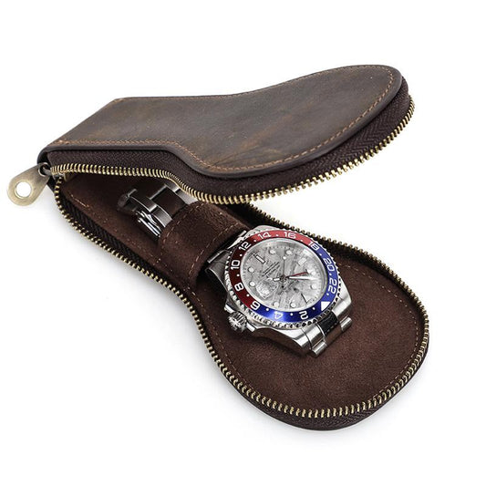 Bravano Voyager Leather Watch Case