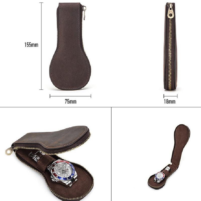 Bravano Voyager Leather Watch Case