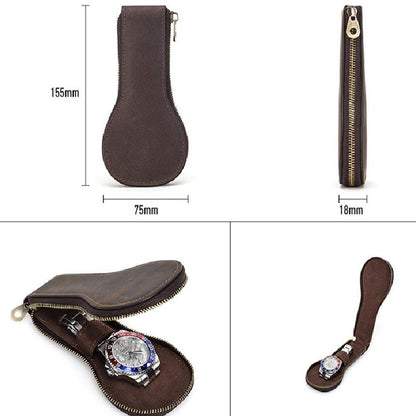 Bravano Voyager Leather Watch Case