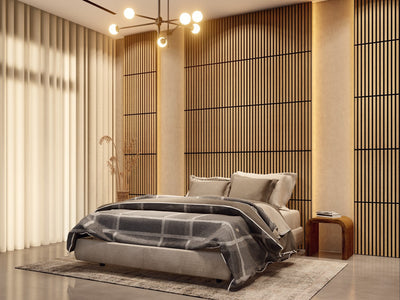 VW60 Acoustic Slat Panels - White Oak
