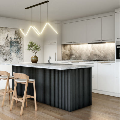 VW Acoustic Slat Panels - Black Oak